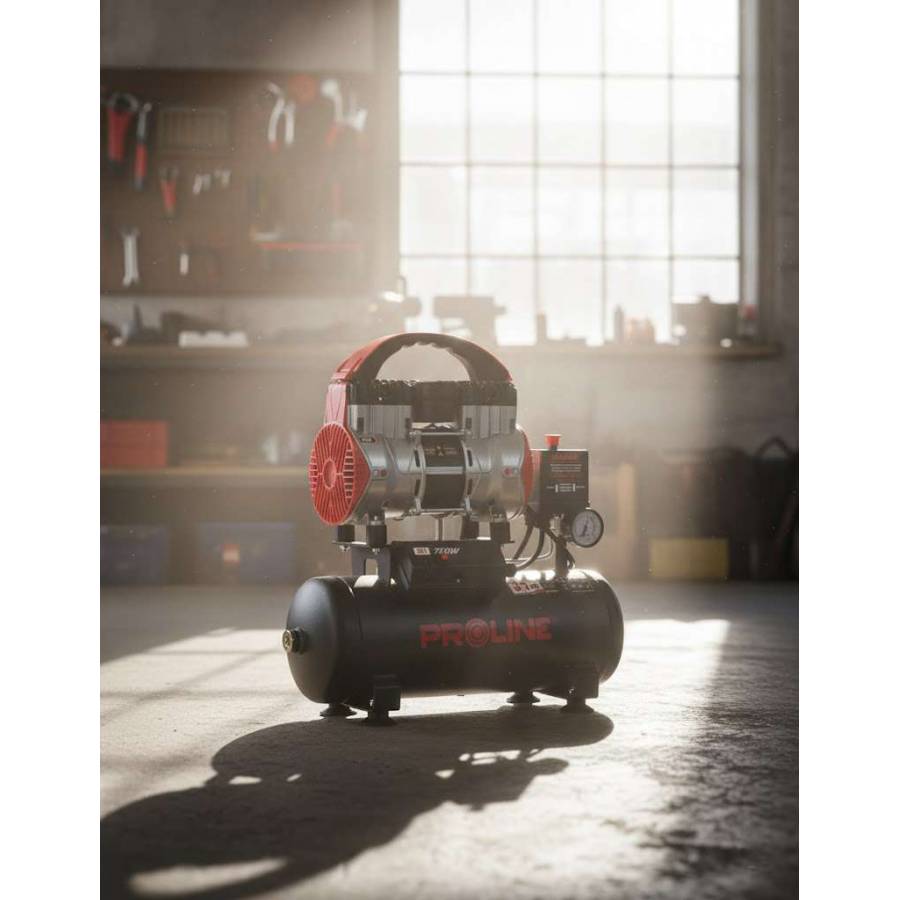 Compresor Aer Fara Ulei - 750w / 8bar / 167l/min / 9l