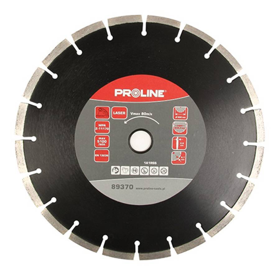 Disc Diamantat Segmentat Laser De Beton 350mm / 25.4mm