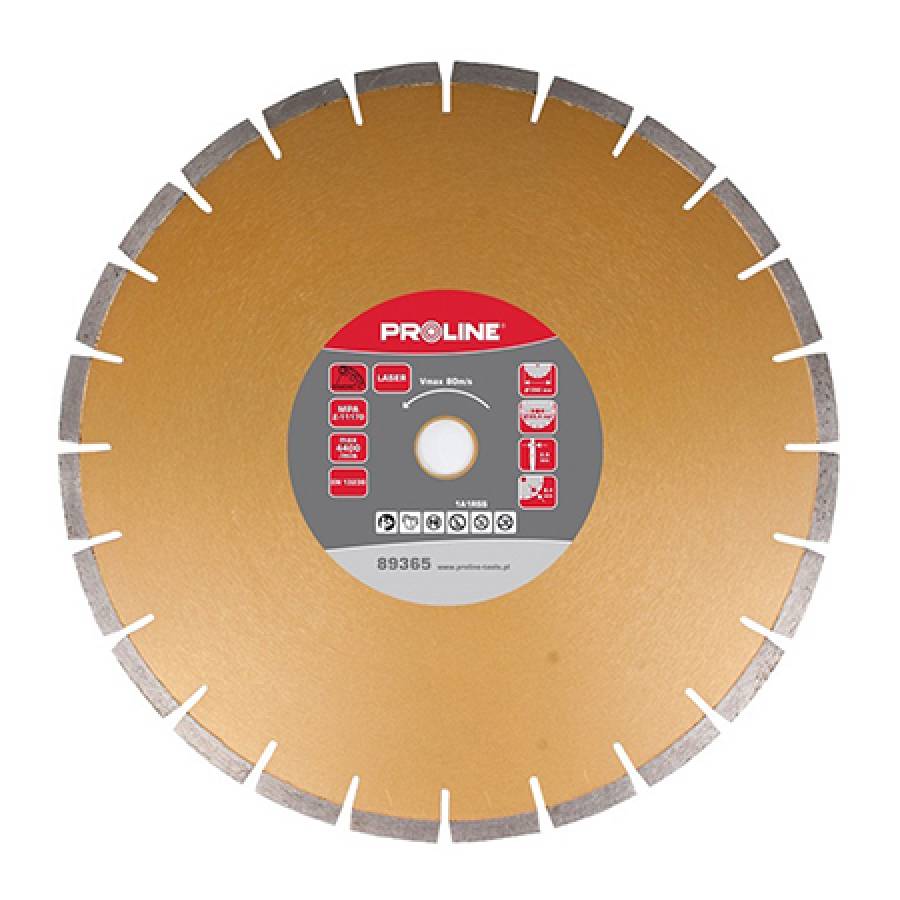 Disc Diamantat Segmentat Laser De Granit 350mm / 25.4mm