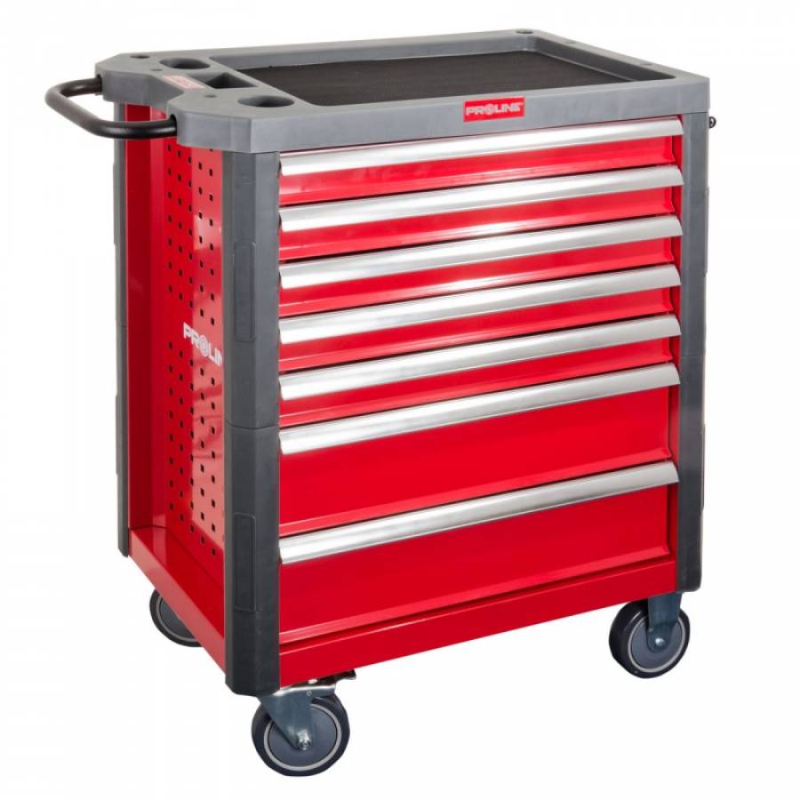 Dulap pentru scule cu 7 sertare, mobil, 706x450x950mm