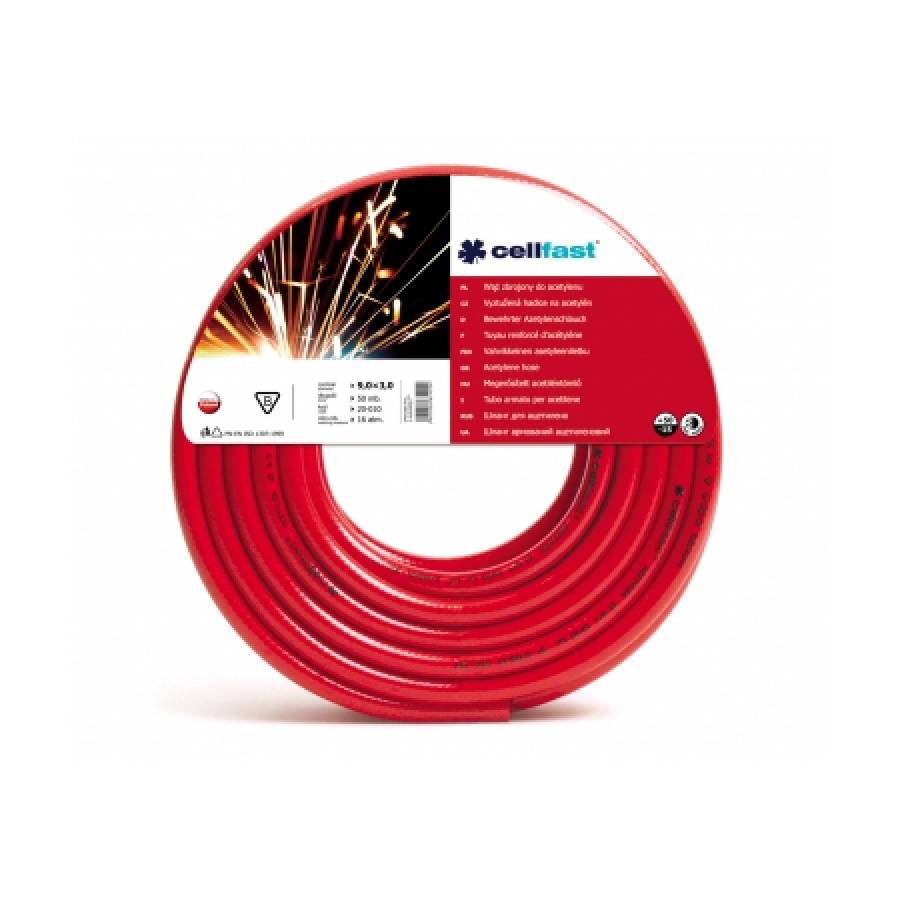 Furtun Fierbinte Acetilena 50m/Lucru la Temperatura Ridicata