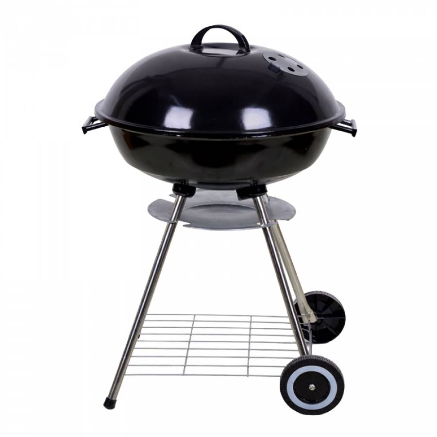 Grill Carbuni Rotund Cu Picioare - 22 / Negru