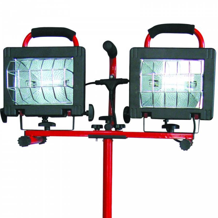 Lampa Halogen Portabila Cu Stativ Complex 2x500w / 220v