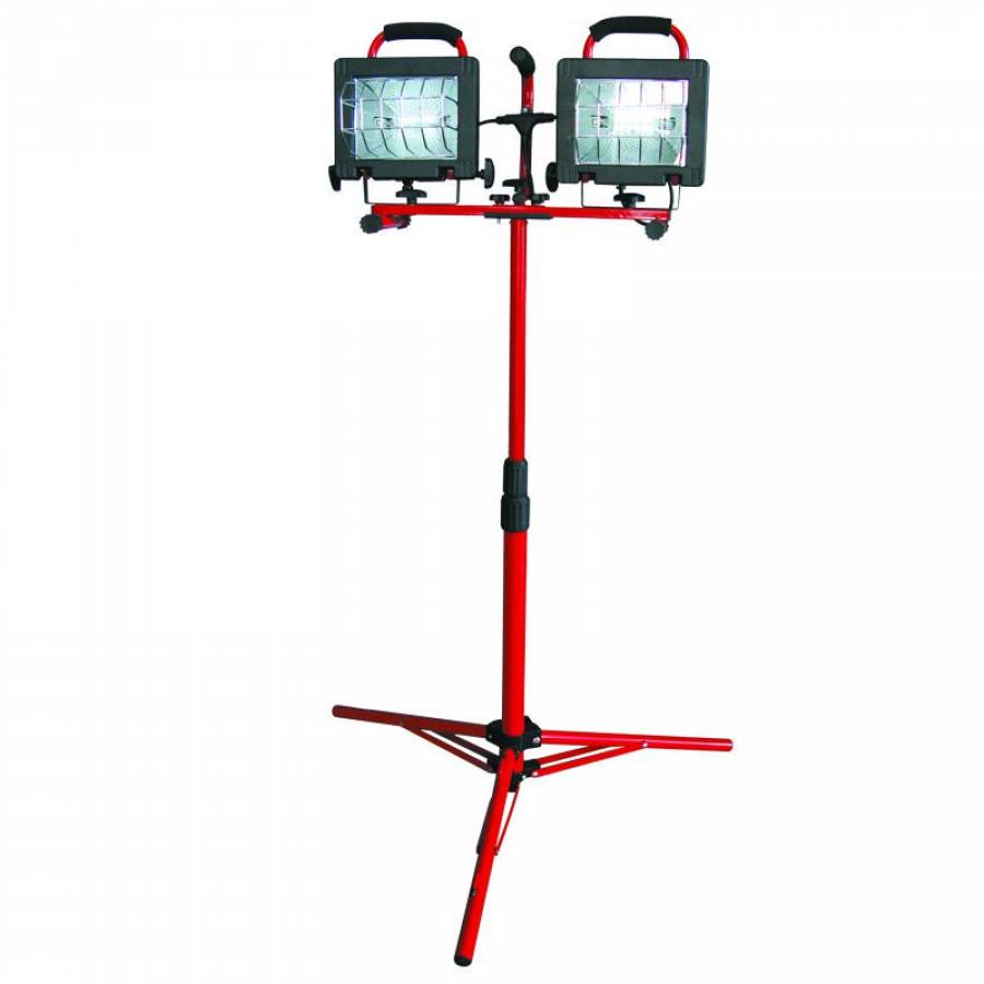 Lampa Halogen Portabila Cu Stativ Complex 2x500w / 220v