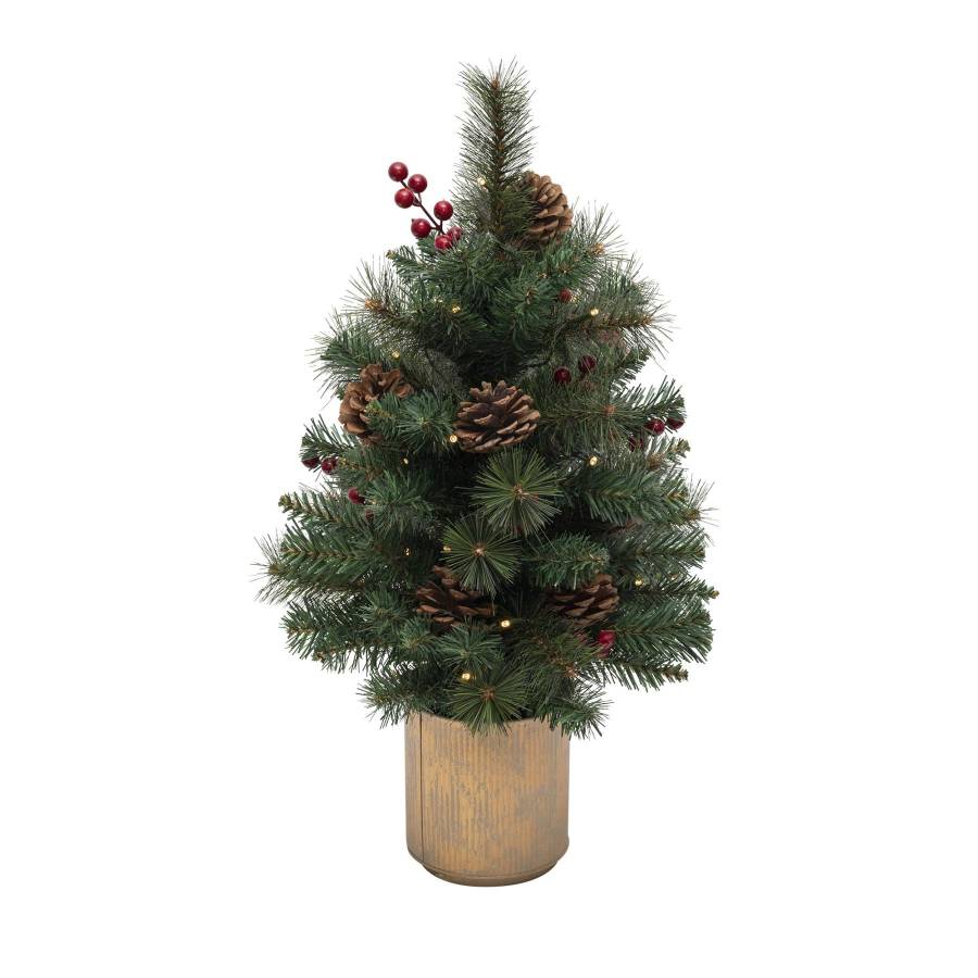 Brad Artificial Alimentat Cu Baterii, Cu Iluminare Led incorporata, inaltime 60 Cm