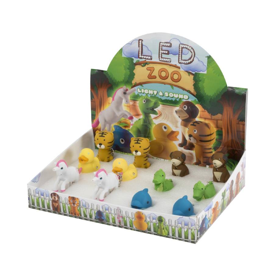 Breloc cu LED-uri, figurine, 3xLR1130, design special
