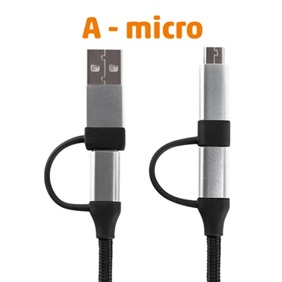 Cablu De Incarcare Usb, 4in1, 1.5m