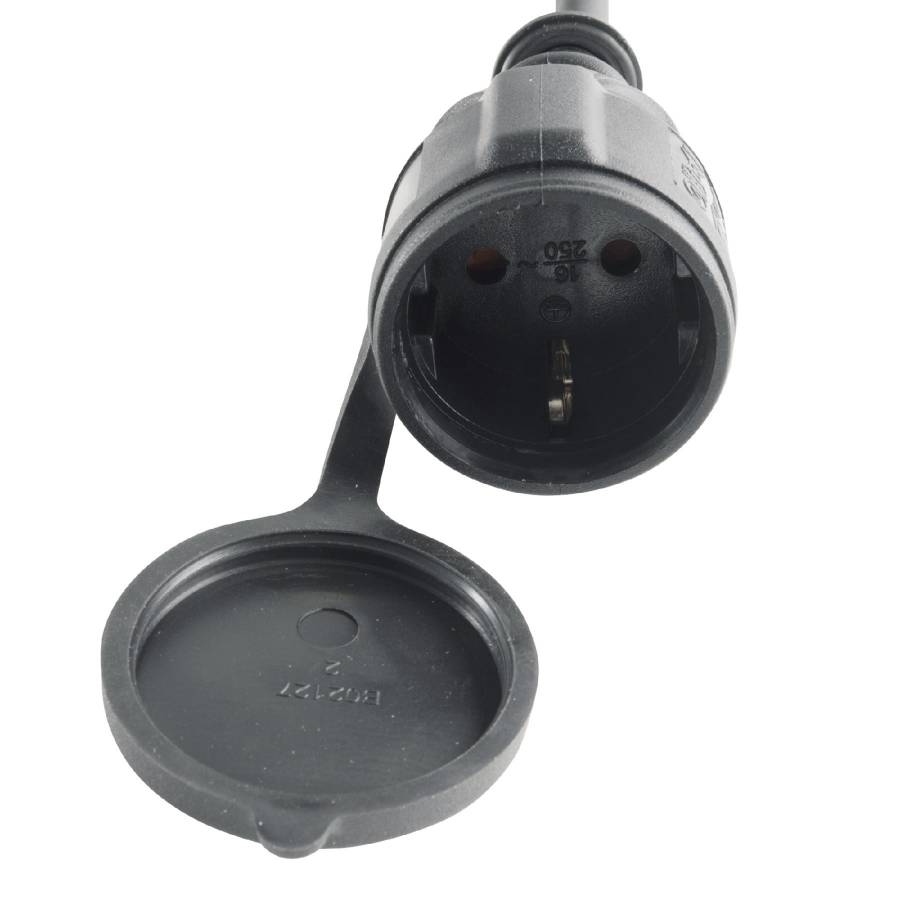 Cablu Prelungitor Din Cauciuc, H07rn-f, Negru, 25m