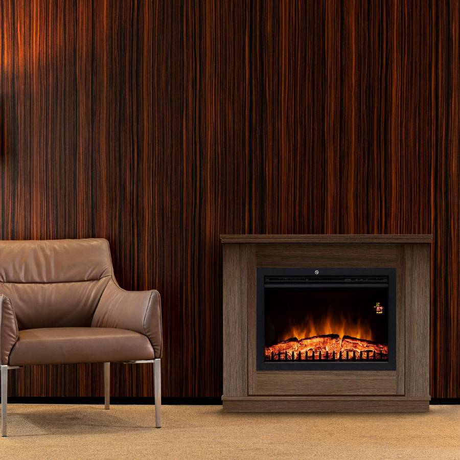 Calgary Cadru Din Lemn De Nuc Pentru Insertie De semineu