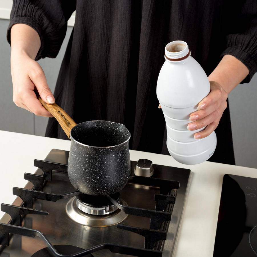 Cana Cafea 600ml, Strat Antiaderent Piatra, Nava