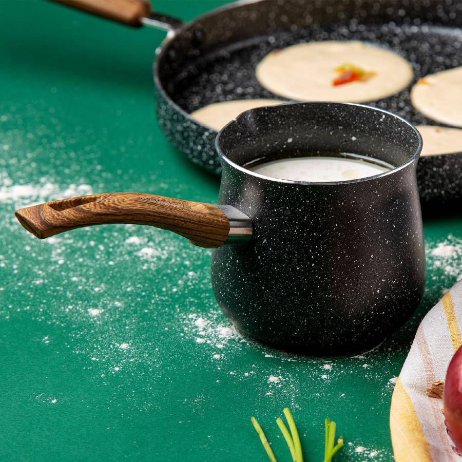 Cana Cafea 600ml, Strat Antiaderent Piatra, Nava