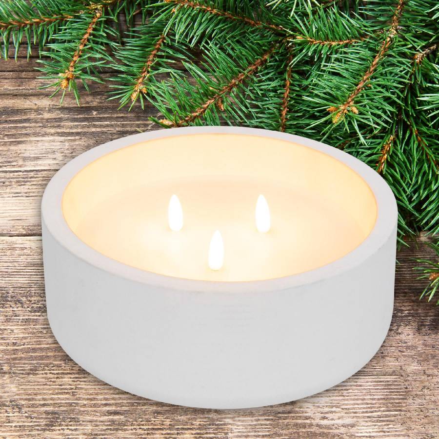 Candela Piatra Led, Ø20 X 8 Cm