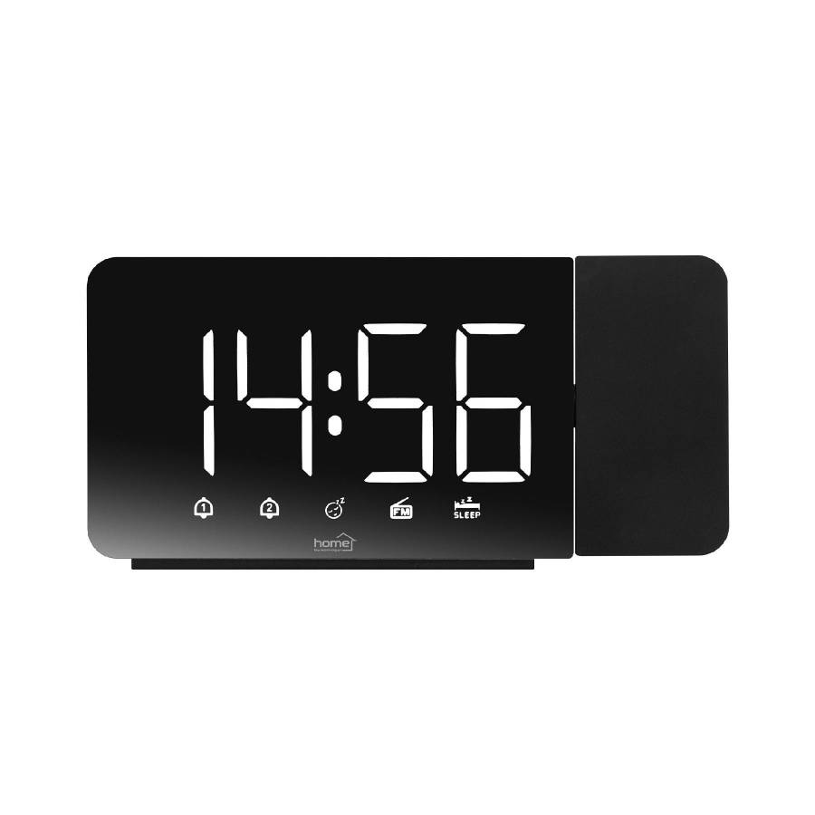 Ceas Cu Alarma Led Cu Radio, Proiector