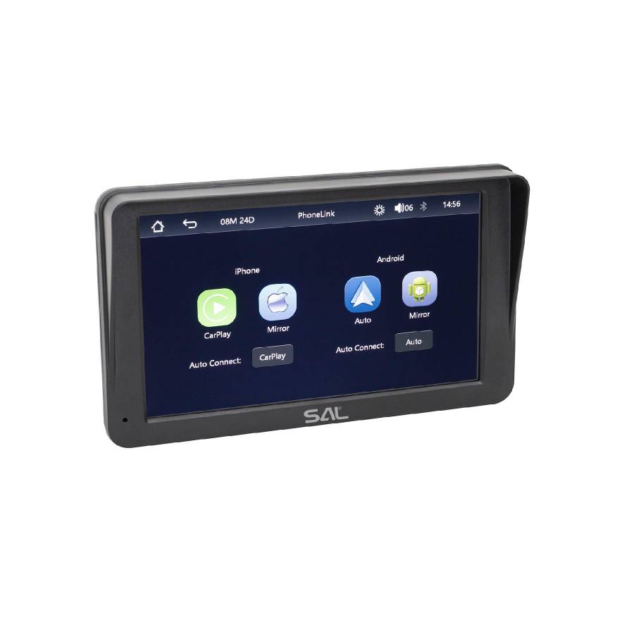 Centru Multimedia Inteligent Pentru Masina, Ecran Lcd De 7, Carplay, Android Auto, Mirror Link