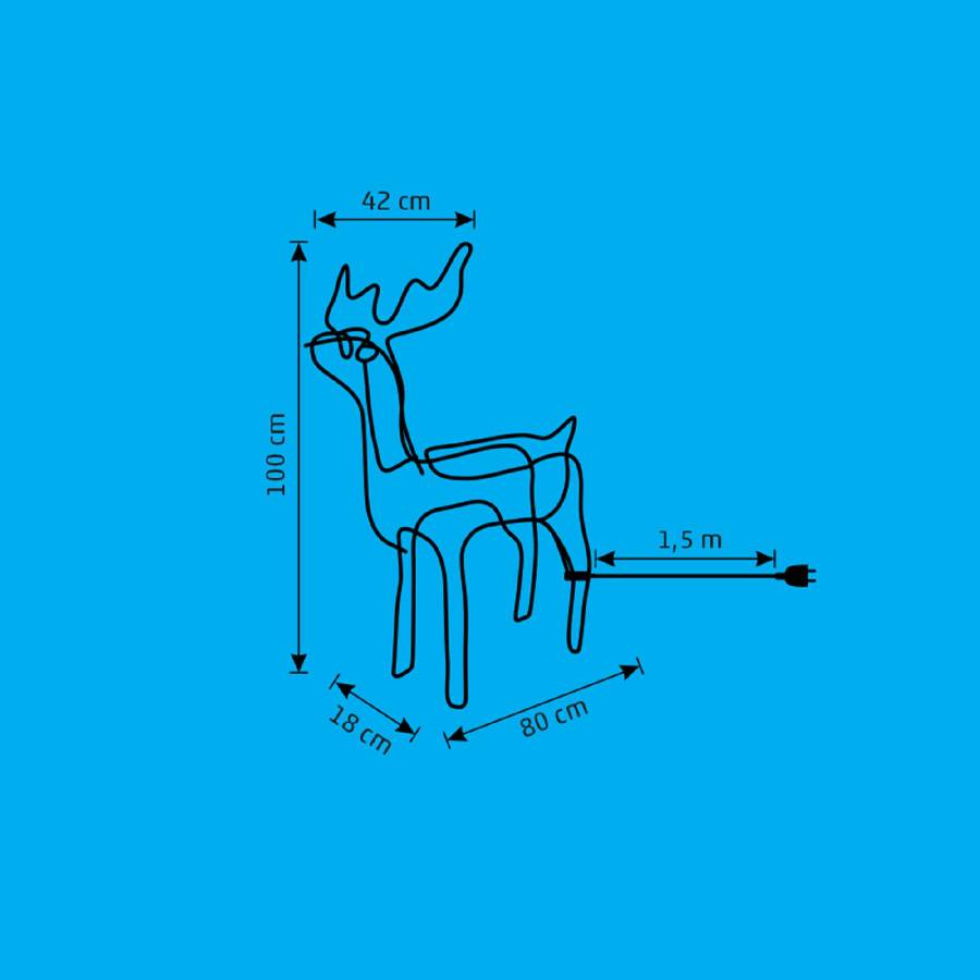 Cerb Rope-light, 85x98.5 Cm