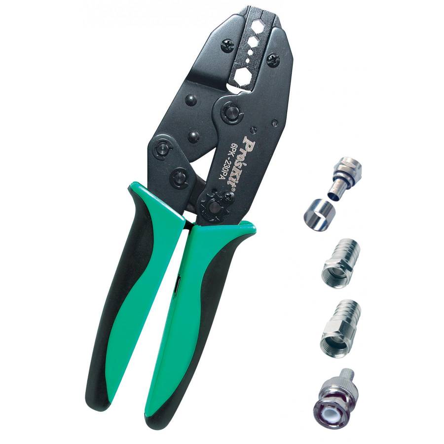 Cleşte De Presat Pentru Cabluri Coaxiale, Profesional