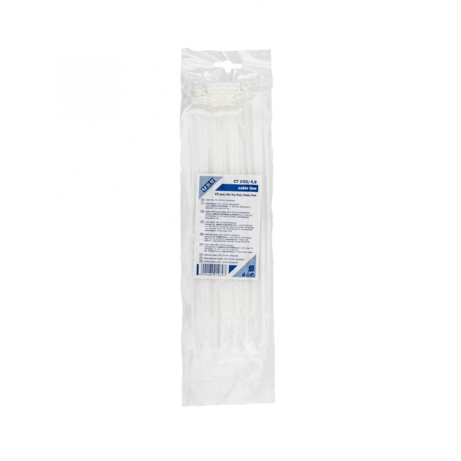 Coliere Cabluri / Bride, 250x 4,8 Mm