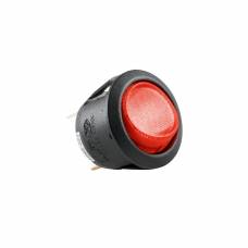 Comutator Basculant Cu Bec, 250v, 1 Circuit, Roşu