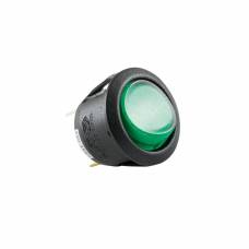 Comutator Basculant Cu Bec, 250v, 1 Circuit, Verde