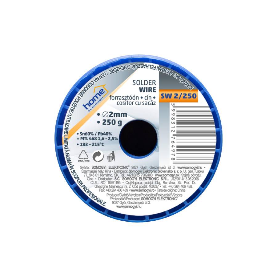 Cositor Cu Sacaz, 2 Mm, 250g