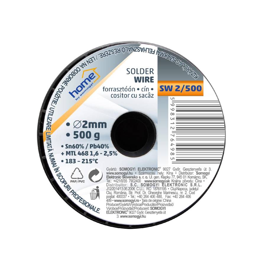 Cositor Cu Sacaz, 2 Mm, 500g