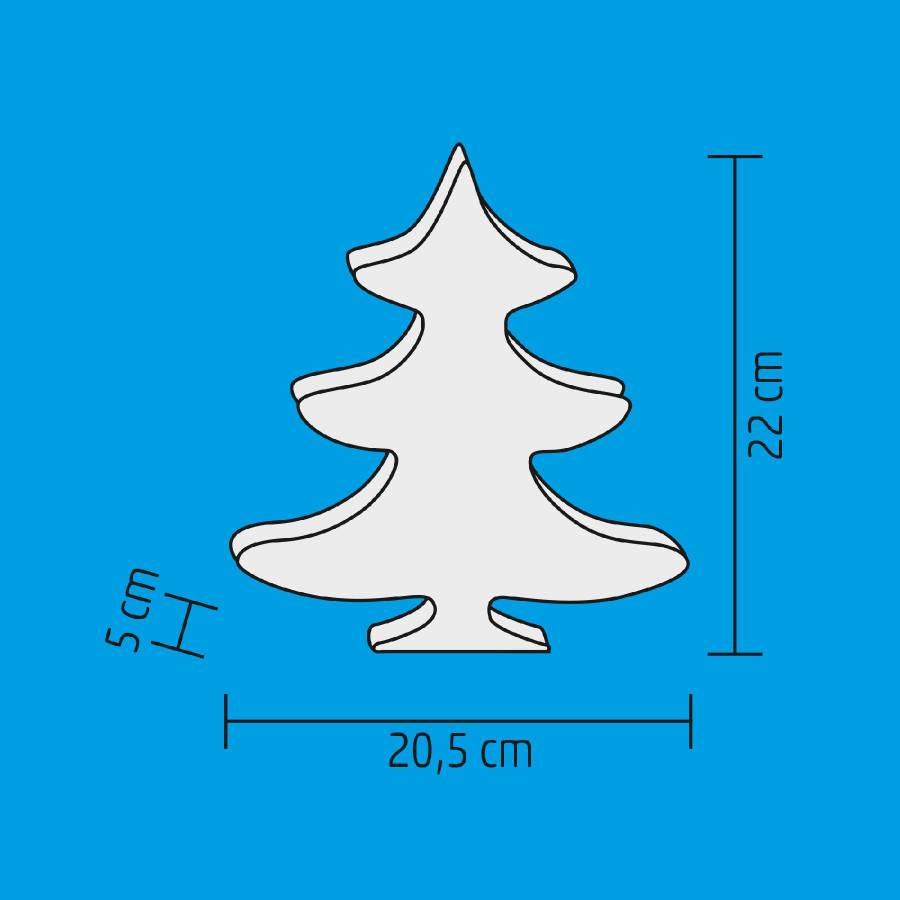 Decor De Masa Led-uri, Cu Oglinda, Brad