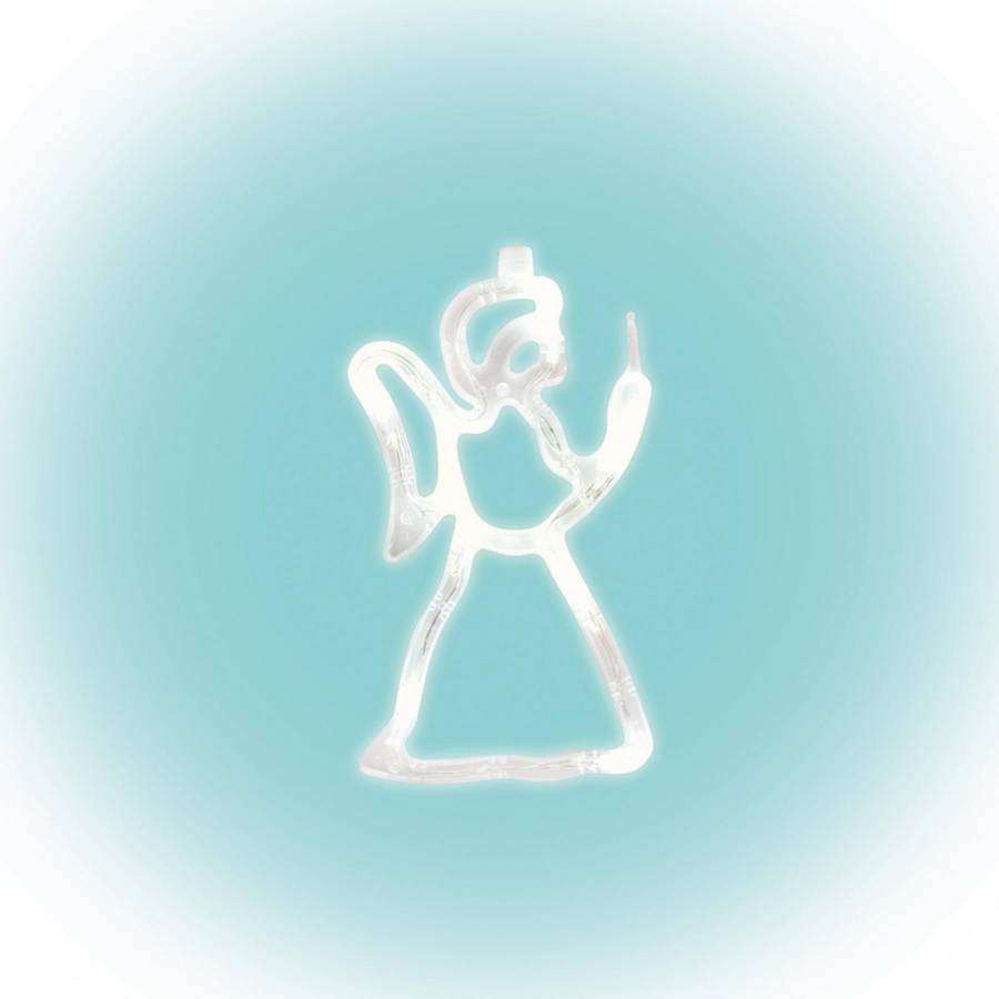 Decor Pentru Fereastra, Cu Led, inger, 19 Cm, 4,5v