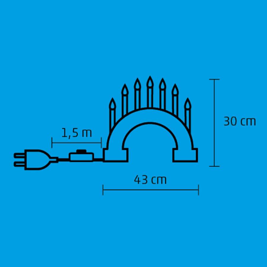 Decor Piramida Cu Lumanari