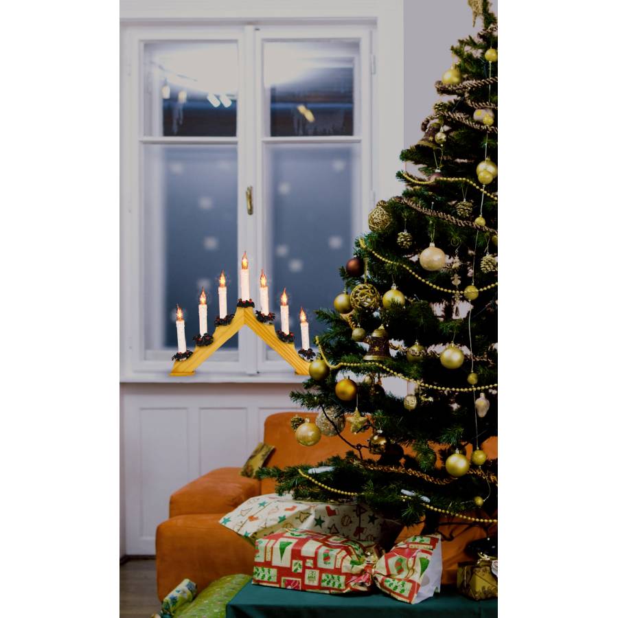 Decor Piramida Cu Lumanari