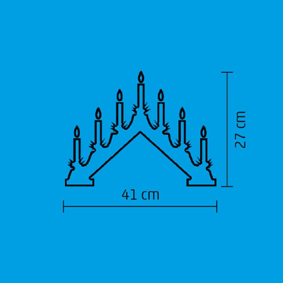 Decor Piramida Cu Lumanari