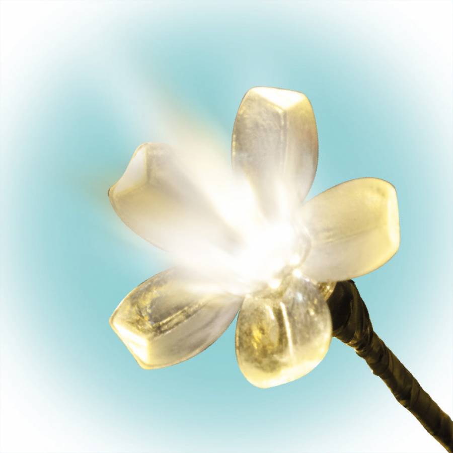 Decoratiune Cires Inflorit Cu Led-uri, 200 Led-uri