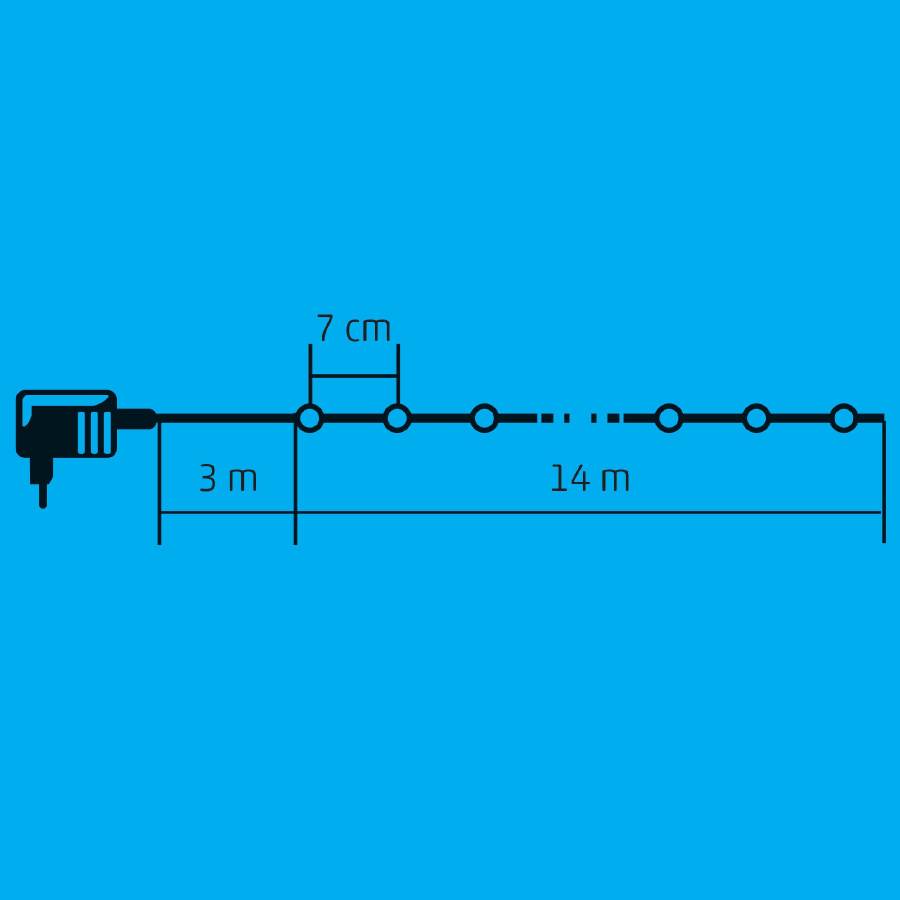 Ghirlanda Cu Led-uri, Dual Color