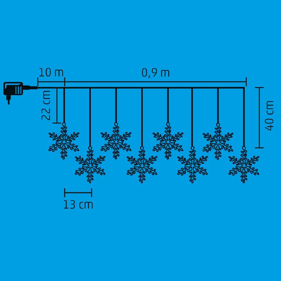 Ghirlanda Cu Led-uri, Tip Fulgi De Zapada