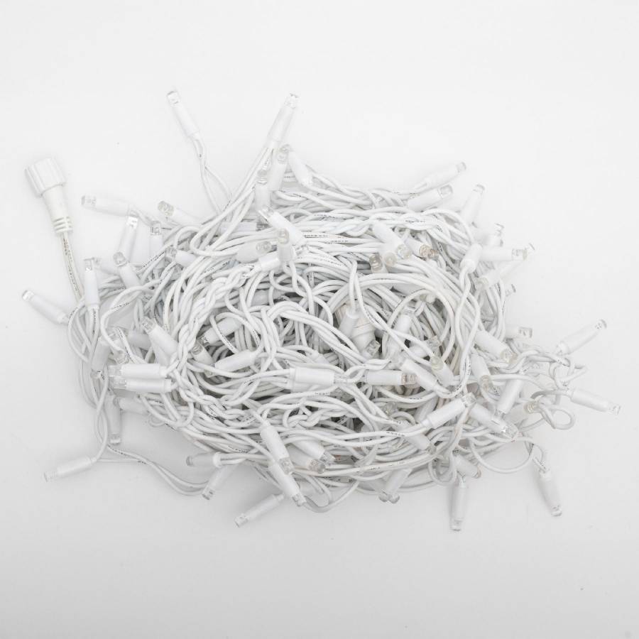 Ghirlanda Luminoasa, 200 Led-uri, Cablu Alb, Pentru Utilizare in Exterior