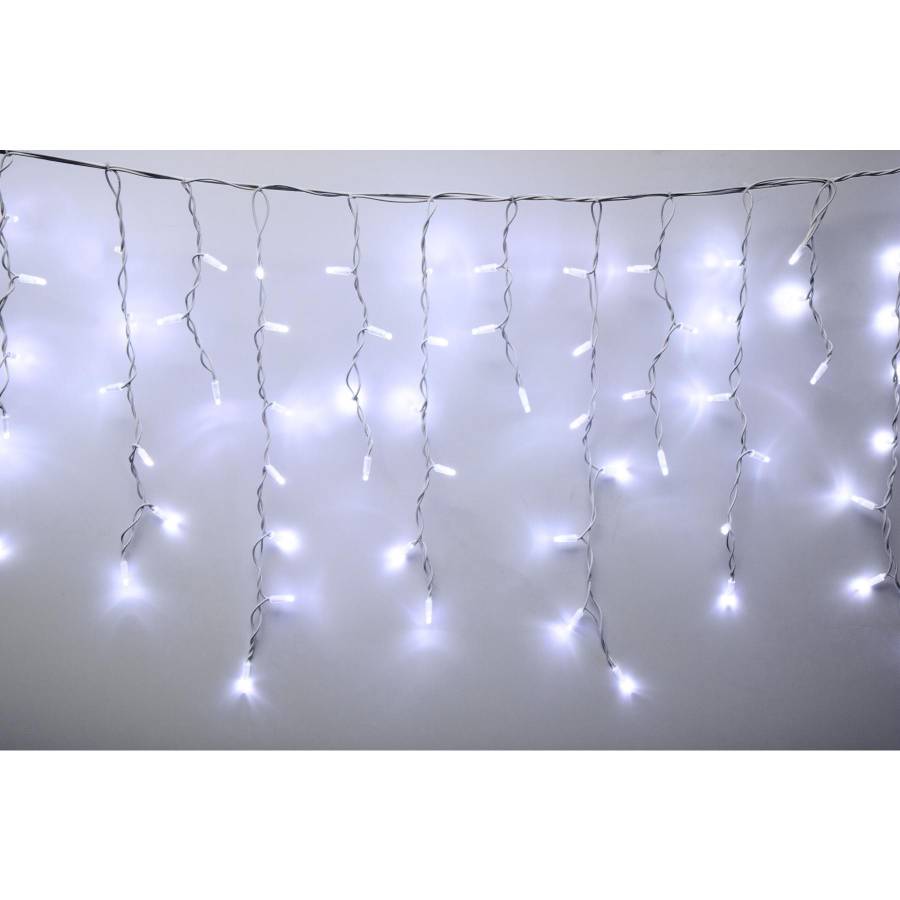 Ghirlanda Luminoasa, 200 Led-uri, Cablu Alb, Pentru Utilizare in Exterior