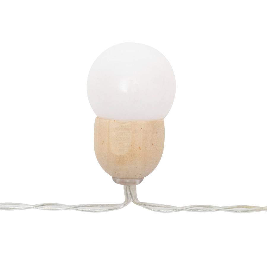 Ghirlanda Mini Cu Led-uri, 20 Led Alb Cald