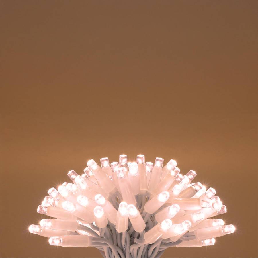 Ghirlande Luminoase, 200 Led-uri, Cablu Alb, Pentru Exterior