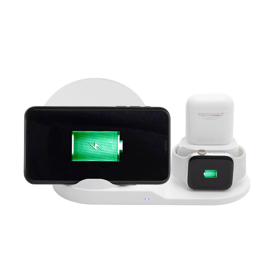 Incarcator Wireless, Standard Qi, 3in1