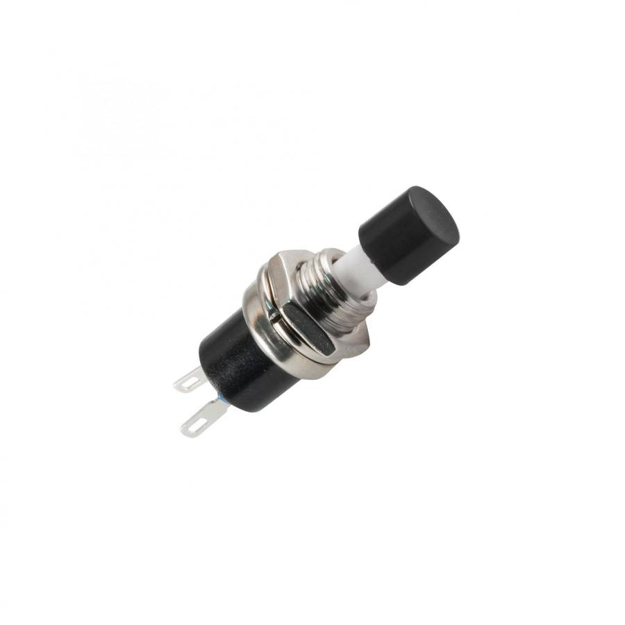 Intrerupator Mini, 12v, 1 Circuit, Negru, De inchidere