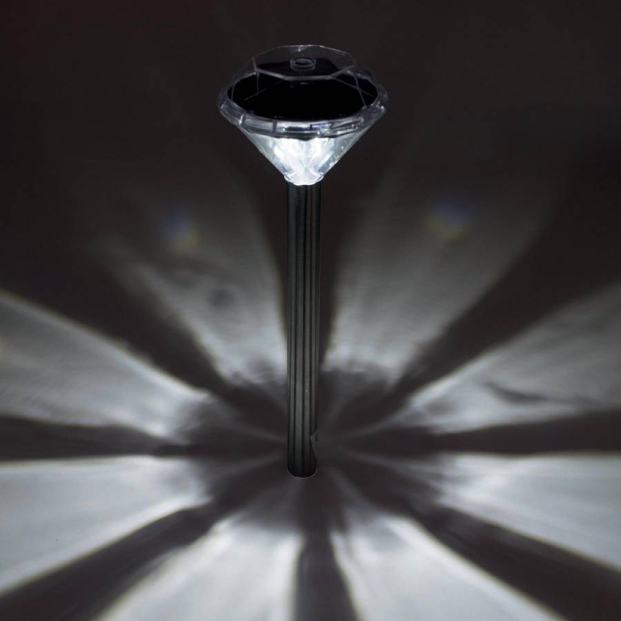 Lampa De Gradina Cu Baterie Solara, 4 Buc