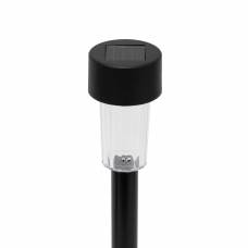 Lumina Solara De Gradina, Plastic Negru, Set 24 Buc
