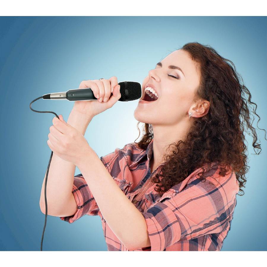 Microfon De Mana, Xlr-6,3 Mm, Metalic