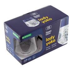 Pahar De Cocktail Incasabil Happyglass Lady Yoko, 40 Cl, Fara Bpa, Calitate Alimentara, 2 Bucati/set