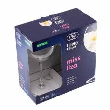 Pahar De Gin Tonic Incasabil Happyglass Miss Liza, 63 Cl, Fara Bpa, Calitate Alimentara, 2 Buc./set