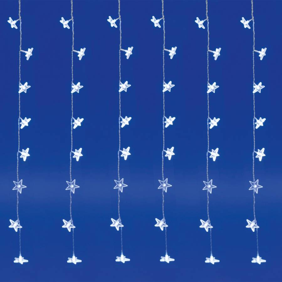 Perdea De Lumini Cu Led-uri, Decor Stele