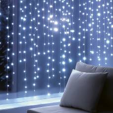 Perdea Luminoasa Led Dot, 1,2 X 1,4 M, Alb Rece