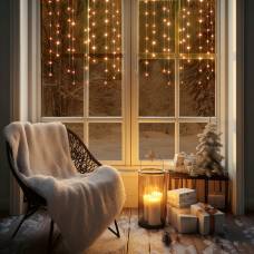 Perdea Luminoasa Led Dot Tip turtur, Alb Cald