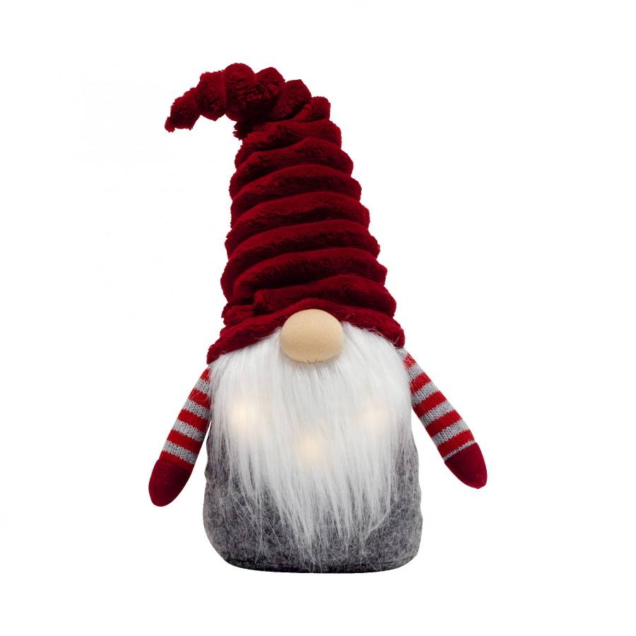 Pitic Cu Barba Luminata, Inaltime 41 Cm