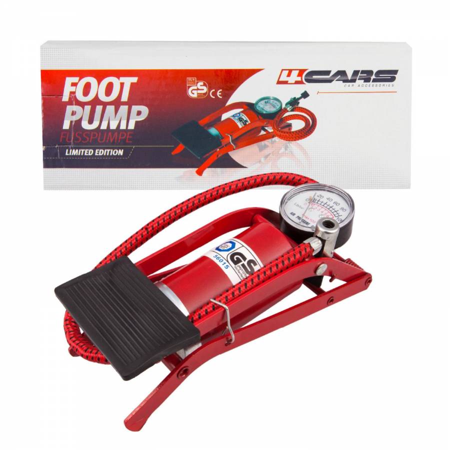 Pompa Cu Pedala şi Manometru, 3 Duze