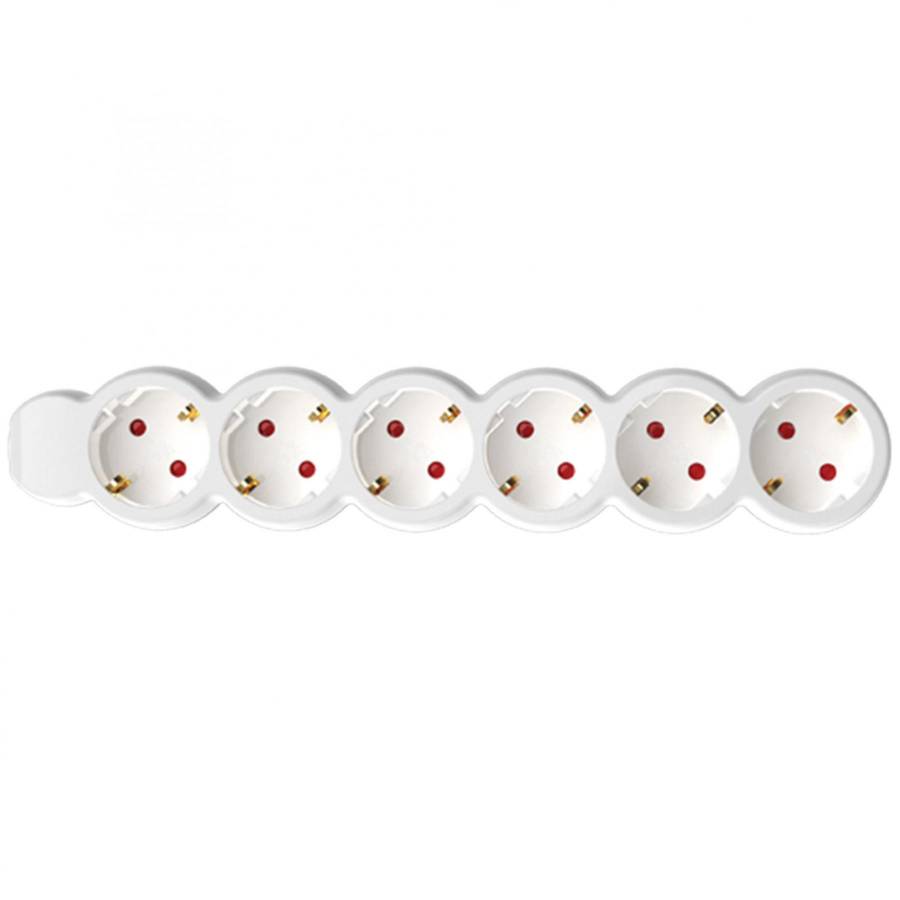 Prelungitor 6 Prize, 3 M, 3x1,5mm2, Alb